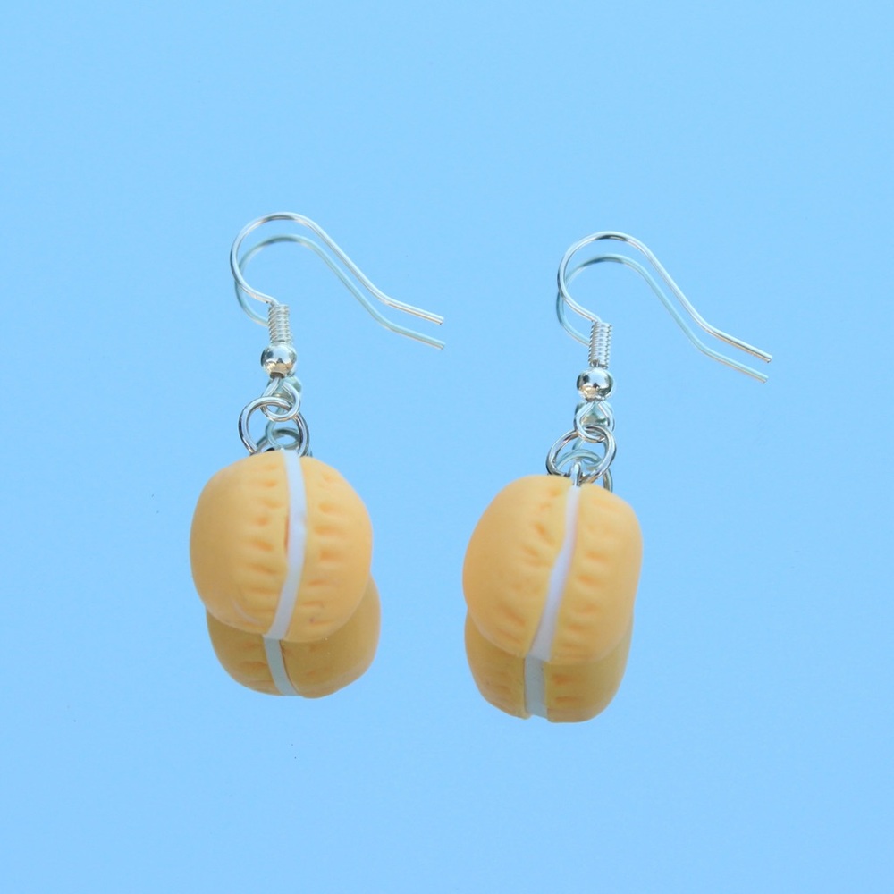 Yellow Maccaron Earrings